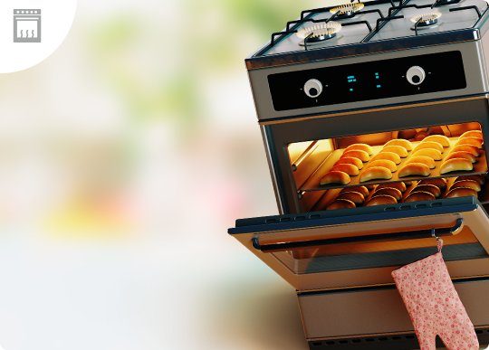 За сколько минут до окончания приготовления можно выключать духовку, если еда готовилась в течение продолжительного времени?